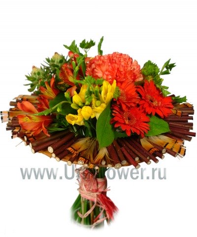 Букет с герберами «Талисман»