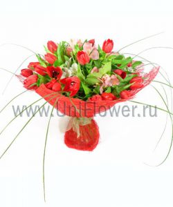 Букет тюльпанов «Желанной»