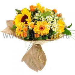 Букет из полевых цветов «Летнее кафе»