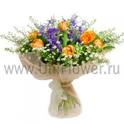 Букет тюльпанов «Весенний»