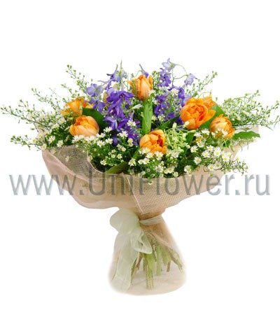 Букет тюльпанов «Весенний»