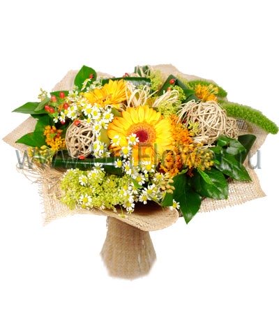 Букет из полевых цветов «Перекати-поле»