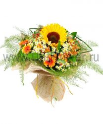 Букет из полевых цветов «Летний зной»