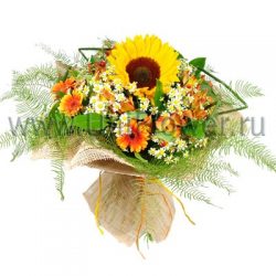 Букет из полевых цветов «Летний зной»