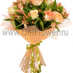 Букет роз «Коктейль»