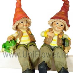 Гномики с лягушкой