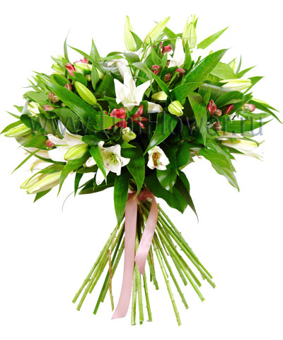 Букет с лилиями «Лика»