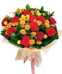 Букет роз «Карнавал»