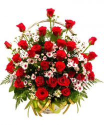 Корзина 45 роз «Милый друг»